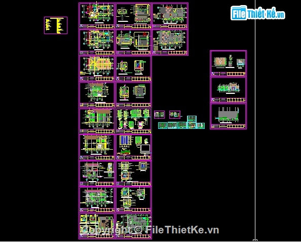 biệt thự 2 tầng 8x15m full kiến trúc,bản vẽ biệt thự 2 tầng 8x15m,biệt thự 2 tầng